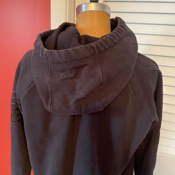 UNDER ARMOUR | black hooded athletic sweatshirt S - Picture 6 of 8